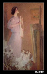 La musa del pintor, c.1900